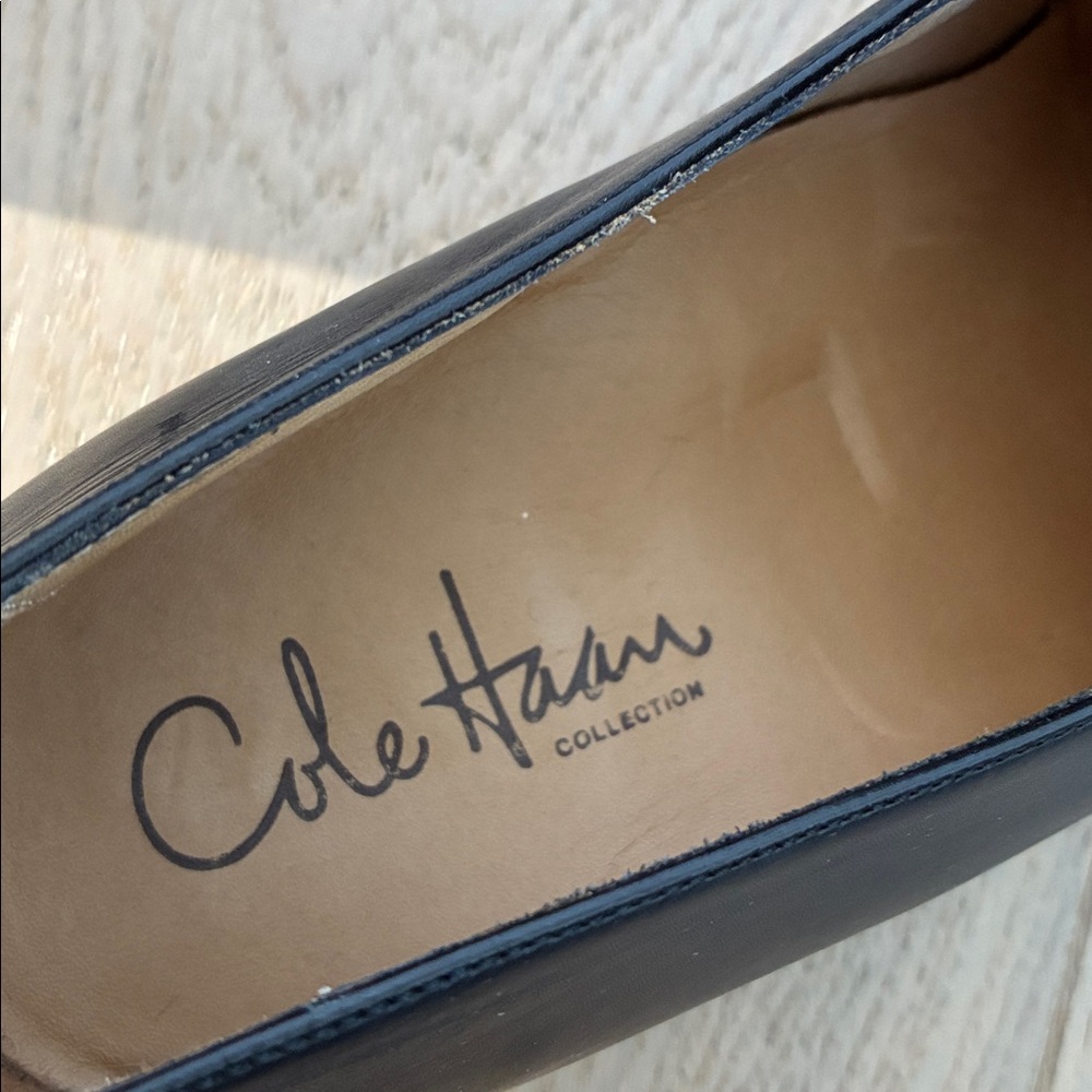Cole Haan Men's Black dress Shoes Loafer - Picture 4 of 10